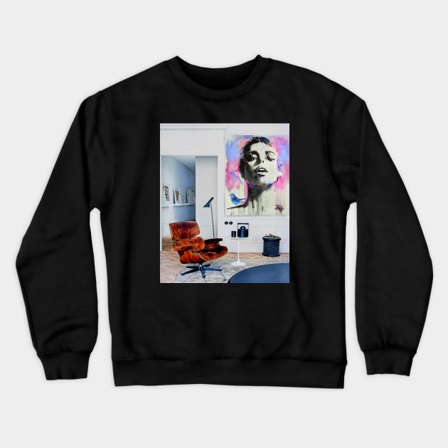 Everybody in a room situation Crewneck Sweatshirt by Loui Jover 